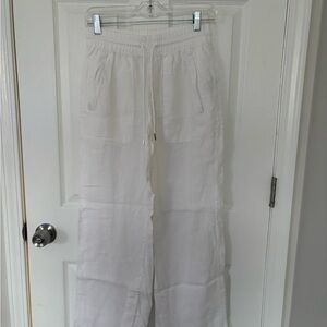 Athleta Retreat Linen High-Rise Wide Leg Pant
